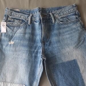 Banana Republic Mens 33x34 Light Blue Straight Leg Jeans NWT